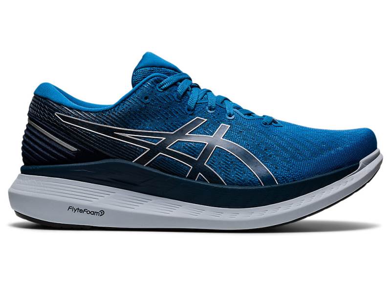 Sapatilhas Running Asics GLIDERIDE 2 Homem Azuis, 0784A793.258